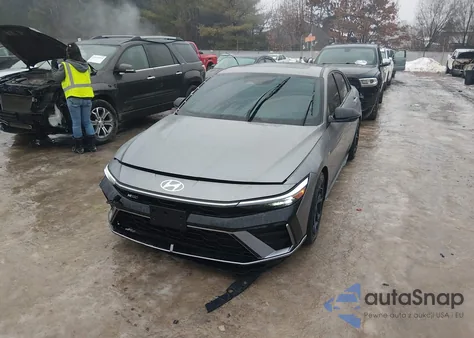 2024 Hyundai Elantra N Line from USA, damaged, VIN KMHLR4DF9RU777917